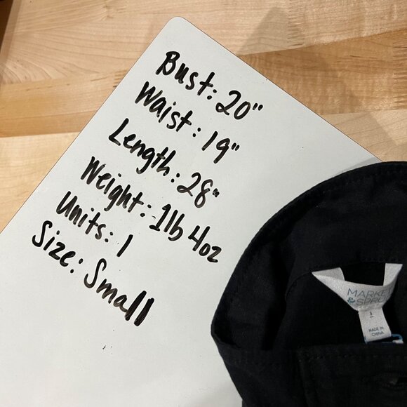 Market & Spruce Linen-Blend Utility Jacket Lightweight Black Size Small NWT - Picture 12 of 12